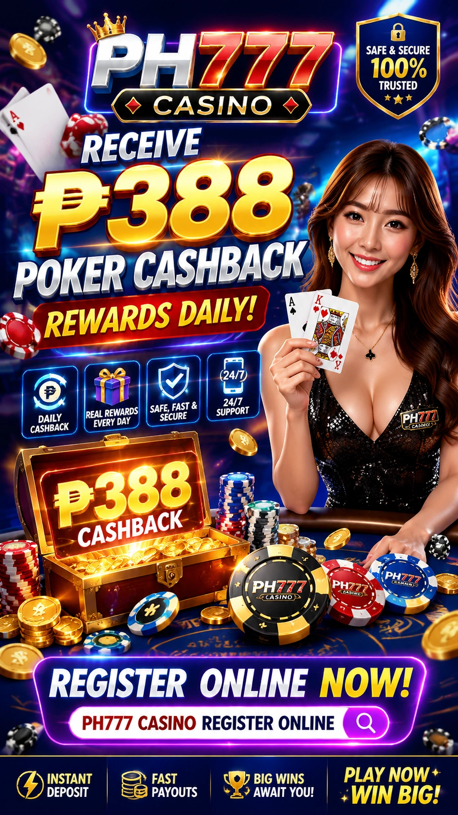 PH777 live casino mobile table preview